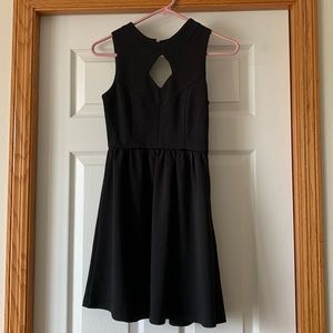 Black cocktail dress, S